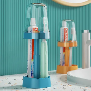 1 комплект держатель зубной щетки и чашка для полоскания рта, контейнер для зубной пасты, пластиковый набор стаканчиков для полоскания рта,