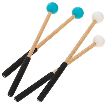 2 пары язычковых барабанных палочек Ударные инструменты Палочки для перкуссионных инструментов Музыкальные инструменты