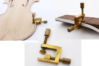 2 шт. Ремонт скрипичных трещин Сломанные зажимы для скрипки Клей для изготовления гитары Инструмент для изготовления латуни
