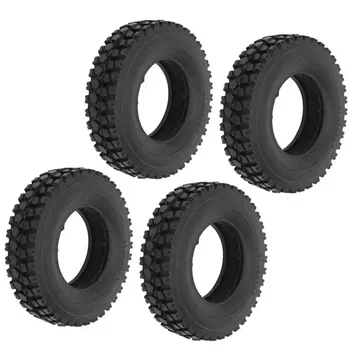 4 шт. резиновые шины колесные шины с губкой для 1:14 tamiya tractor rc car truck