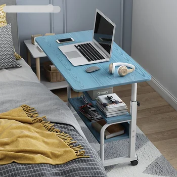 AOLIVIYA Простой компьютерный стол Стол для ноутбука Спальня Маленький столик Прикроватный подъемный стол Подвижный простой учебный стол