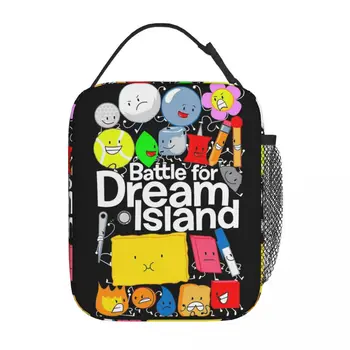  Battle For Dream Island Product Изолированная сумка для ланча для школьного офисного хранения Коробки для еды Портативный холодильник Термальные ланч-боксы