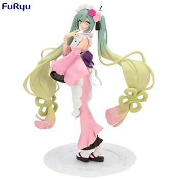 FuRyu Exceed Творческая фигура Vocaloid SweetSweets Series Hatsune Miku 20 см Хороший Коллекционный Аниме Экшн Модель Орнамент Игрушки