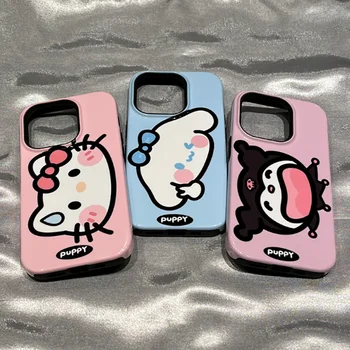 Kawaii Sanrio Hello Kittys Подставка Чехол для телефона для Iphone 14 11 13 12 Pro Max Xr Xs 7 8 Plus Se 2 Противоударный чехол Y2K Аксессуары