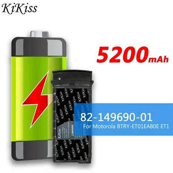 KiKiss Аккумулятор 82-149690-01 8214969001 5200 мАч для Motorola Moto ZEBRA BTRY-ET01EAB0E ET1 Volts Repalcement Bateria