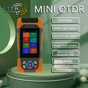 MINI OTDR Активный оптоволоконный тест в реальном времени VFL OLS OPM Карта событий Ethernet 1310/1550/1610/1625/1650 нм 24/22 дБ
