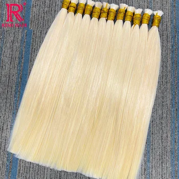 REMI 100% натуральные человеческие волосы для наращивания бесшовные волосы светлые волосы оптом без утка прямые волосы оригинальные вьетнамские девственные волосы