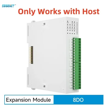 RS485 Ethernet 8DO Модуль удаленного ввода-вывода CDSENET GXXAX0080 Аналоговый коммутатор Сбор данных Modbus TCP RTU работает с хостом
