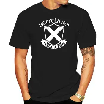 Scotland 'Till I Die, мужская патриотическая футболка