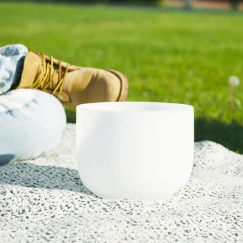 SITSANG Perfect Pitch Sharp Note 8-дюймовая хрустальная поющая чаша для звукоисцеляющей медитации йоги с бесплатным молотком