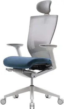T50 Эргономичное офисное кресло : Высокопроизводительное кресло для домашнего офиса с регулируемым подголовником Поясничная поддержка 3D Глубина сиденья подлокотника