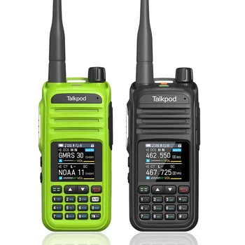 Talkpod A36 Plus Walkie Talkie 5W Портативный радиолюбитель CB Радио AM FM VHF UHF 7-диапазонный NOAA Прием погоды Приемопередатчик Двусторонняя радиосвязь