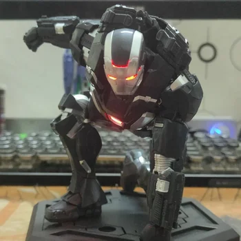 В наличии Morstorm E-Model Marvel Iron Man Mk4 War Machine Deluxe Фигурка в масштабе 1/9 Собранная коллекция Модель Игрушки