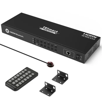 Видеомикшер TESmart HDMI 8 x 1 Мультивьювер Матричный переключатель HDCP2.2 4k60 Гц HDMI Переключатели HDMI