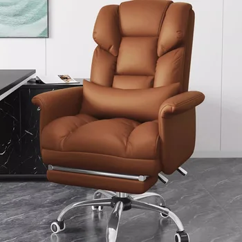 Вращающееся офисное кресло Эргономичный Портативный Удобный Роскошный Ленивый Откидывающийся Офисный Стул Гостиная Cadeira Gamer Мебель Офисы MQ50BG