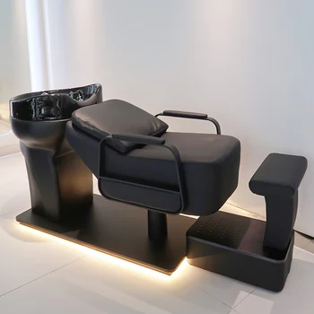 головка Спа-оборудование Шампунь Профессиональное бритье Кресло для мытья волос Косметика Красота Sedia За шампунь Мебель для парикмахерской CY50XT