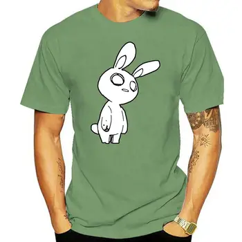 Новая Зомби Кролик Кролик Готика Хэллоуин Мужская женская футболка США Размер Em1 Популярная футболка