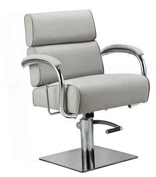 Парикмахерское кресло можно поворачивать, чтобы поднять спинку и опустить элитное кресло для окрашивания онлайн-знаменитостей в парикмахерской.