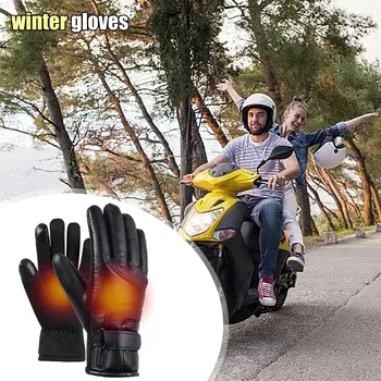 Перчатки с подогревом Грелки для рук - Мотоциклетные перчатки с подогревом USB для мужчин и женщин | Перчатки с сенсорным экраном для похода