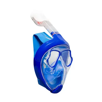 Полностью сухая маска для снорклинга Сменные очки для близорукости Полнолицевой дизайн Подводный антизапотевающий Подводная маска для подводного плавания с маской и трубкой Предотвращает рвотные позывы