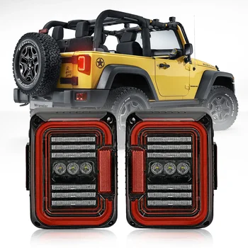 Самые яркие автомобильные задние фонари светодиодные 30 Вт 50000 часов задний фонарь для Jeep JK