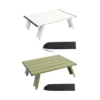  складной стол для кемпинга Легкий сверхмощный стабильный складной с сумкой для хранения Пляжный стол для скалолазания Барбекю Лодка Рыбалка Двор