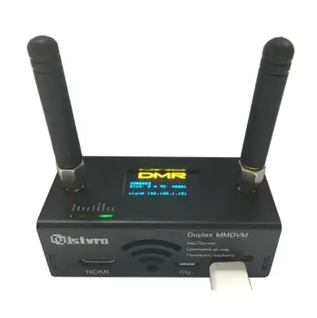 Собранная дуплексная точка доступа MMDVM UHF VHF + OLED + комплект корпуса антенны Поддержка P25 DMR YSF DSTA NXDN с Raspberry Pi Zero W