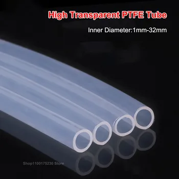 Трубка из ПТФЭ с высокой прозрачностью Прозрачная прозрачная трубка PFA FEP Изолированная труба Высокая устойчивость к низким температурам Коррозионная стойкость