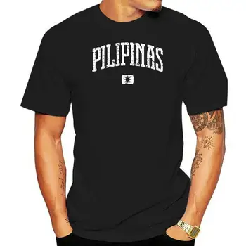 Футболка Pilipinas - Филиппины Филиппинский тагальский Пиной Манила Кесон Новый 2022 летний высококачественный мужской уличный принт на футболке
